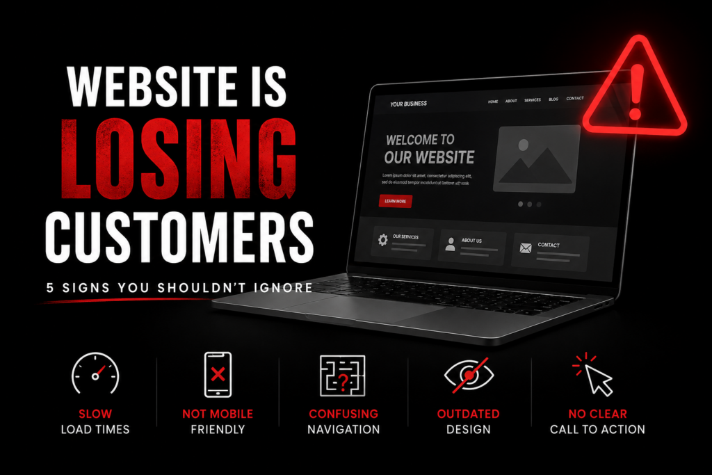 5 Signs Your Website Is Losing Customers