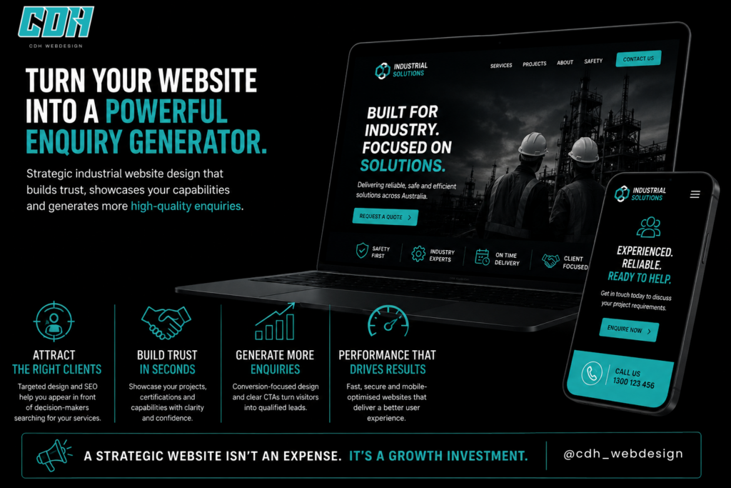 industrial website design