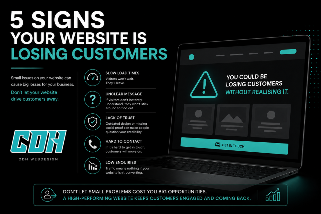 website isn't converting